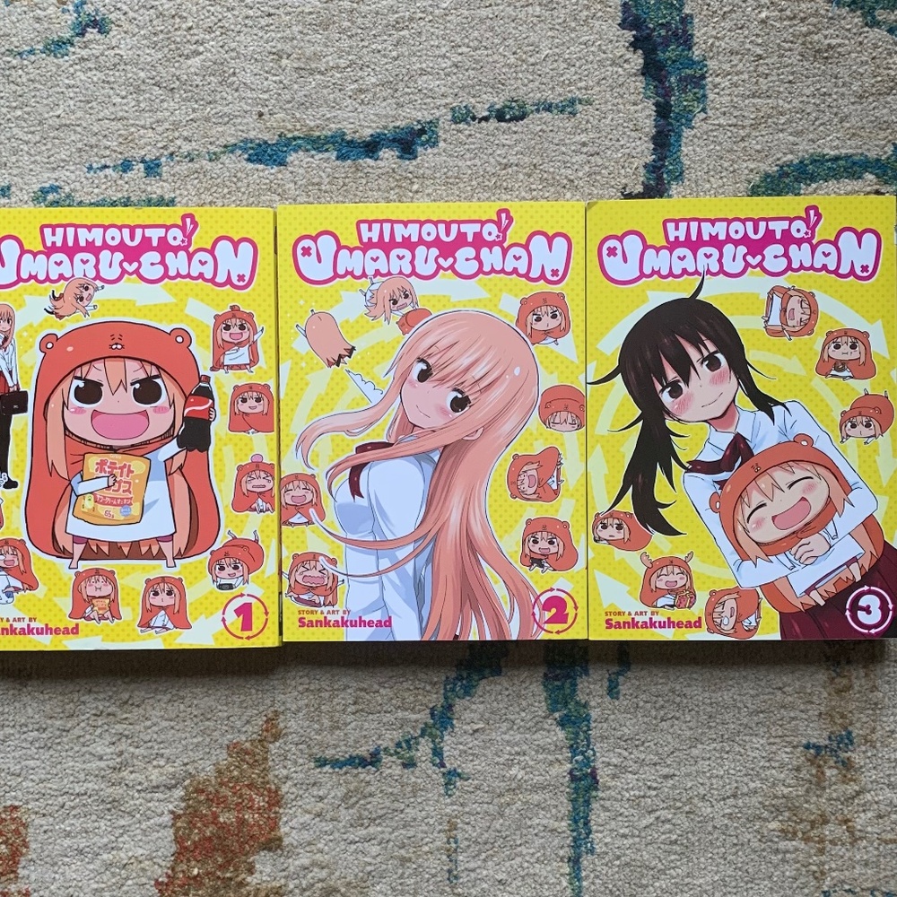 Himouto Umaru Chan Volumes 1,2,3